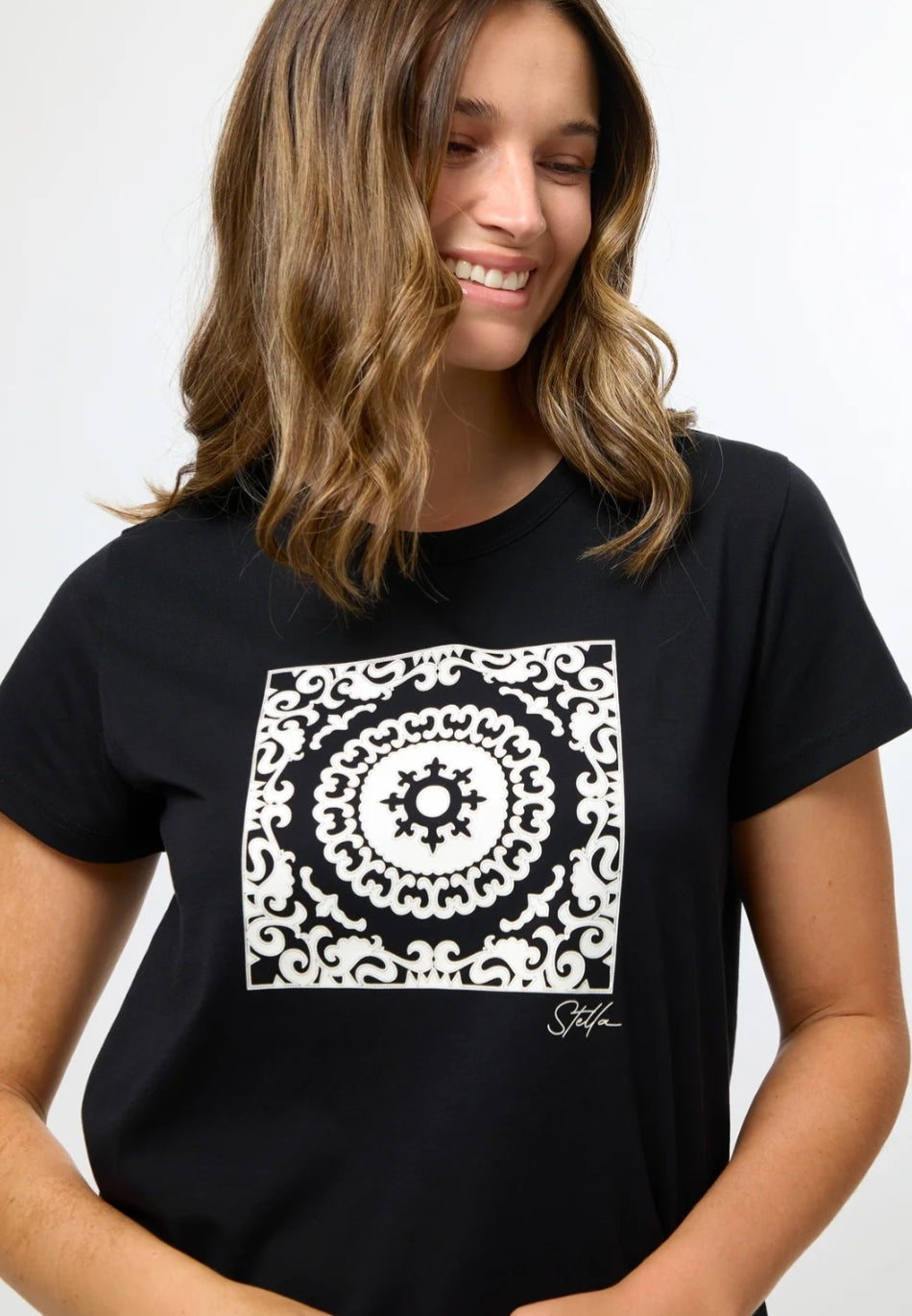 Stella & Gemma Onyx patch tee