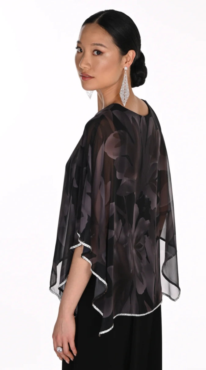Frank Lyman overlay evening top