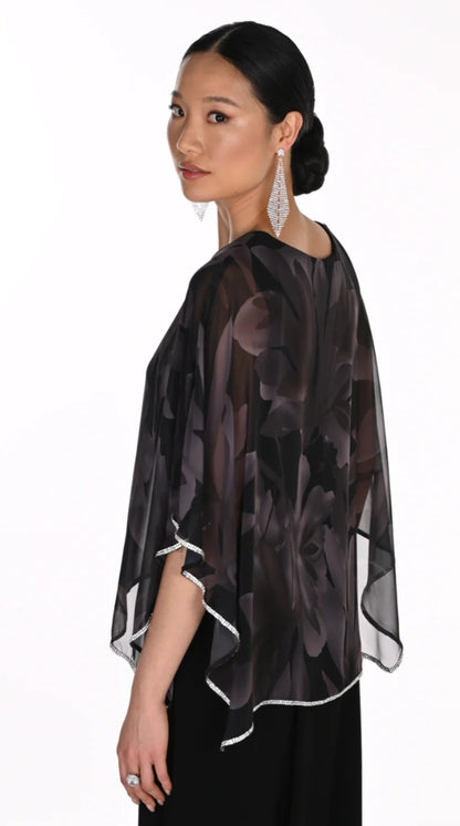 Frank Lyman overlay evening top