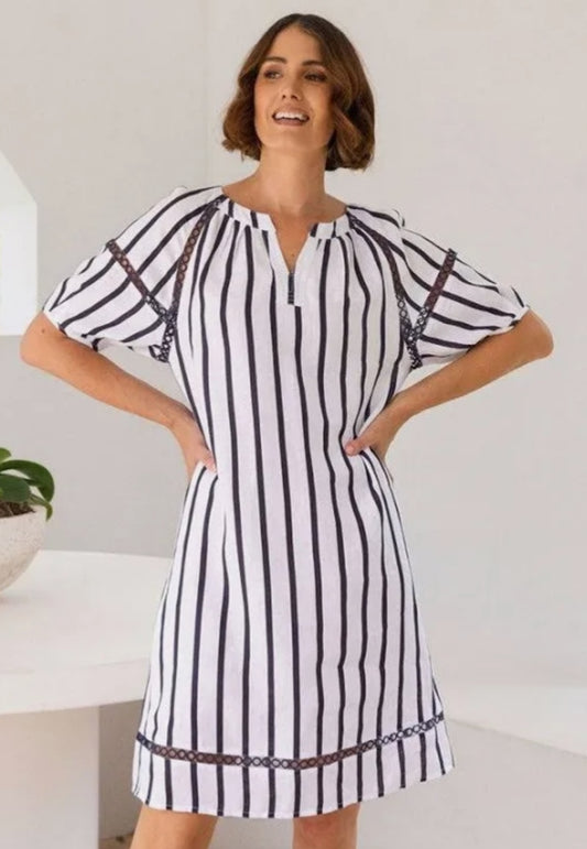 See Saw Lace Trim dress