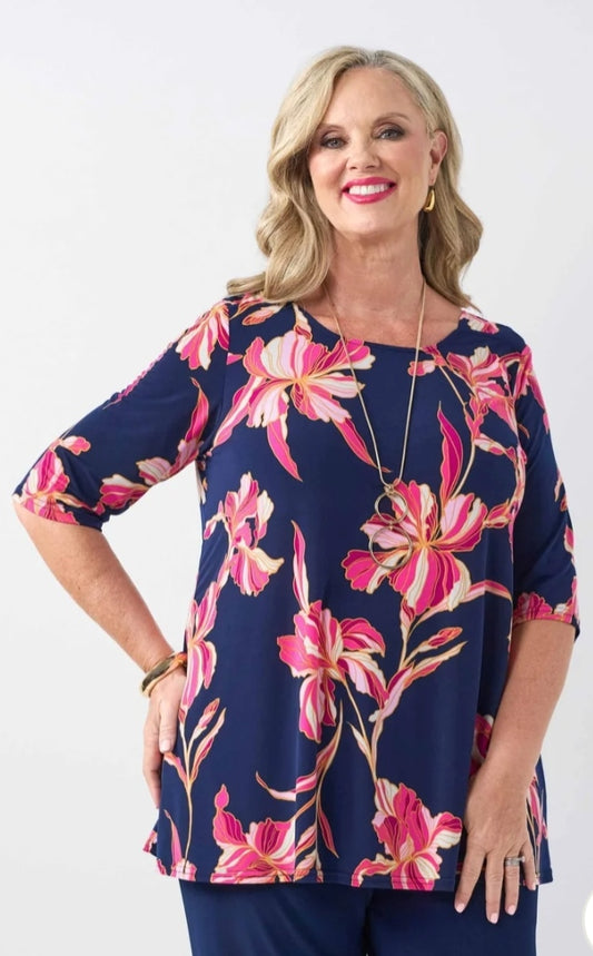 Swish Abstract Flowers top