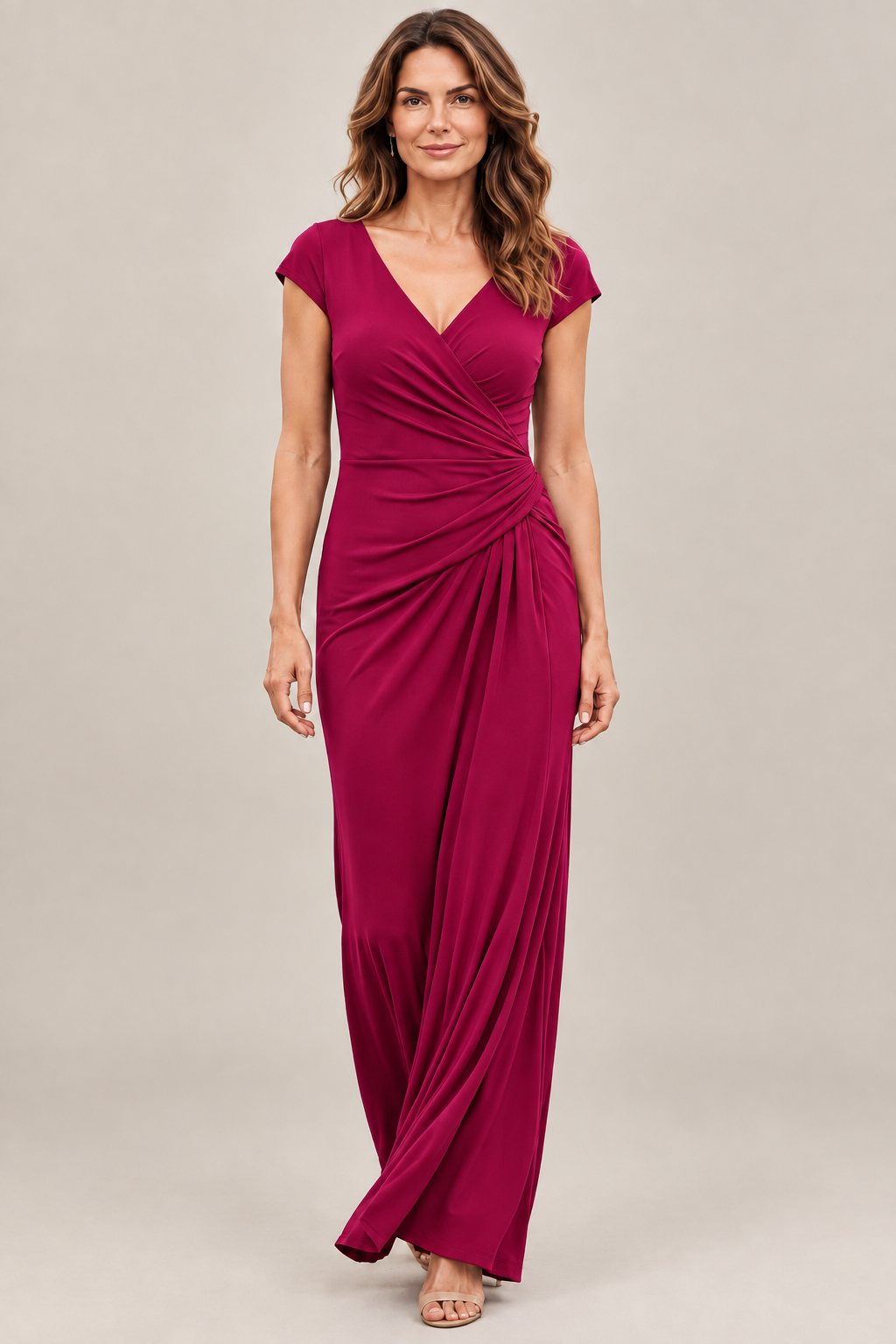 Zaliea dress in Lipstick
