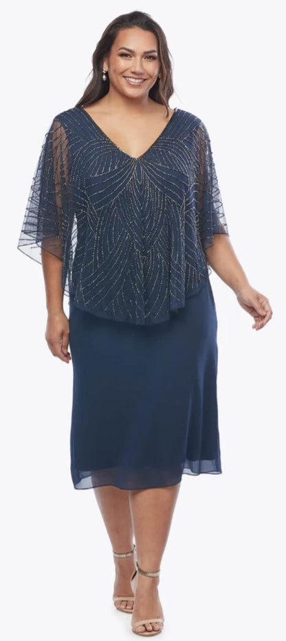 Layla Jones beaded overlay dress