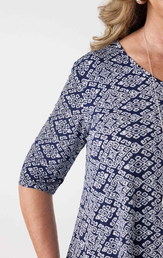 Swish Aztec print top