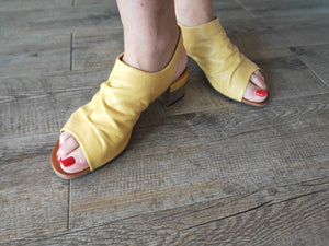 Hinako yellow shoes